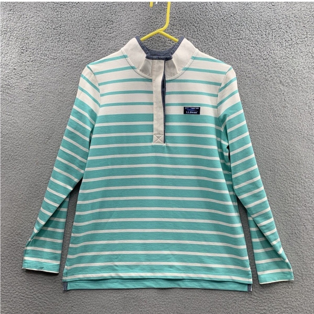 LL Bean 1/4 button up size XS